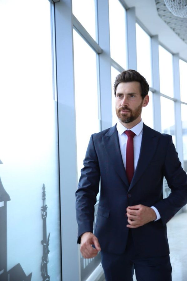 Костюм синій