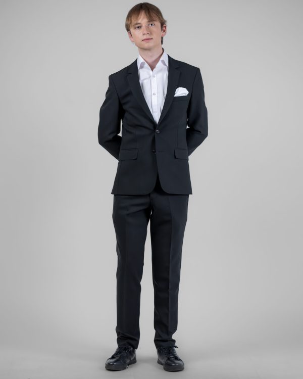 Чоловічий чорний костюм двійка