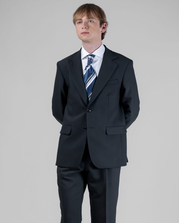 Чоловічий чорний костюм двійка