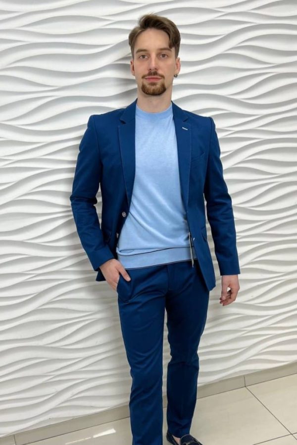 Костюм двійка синій