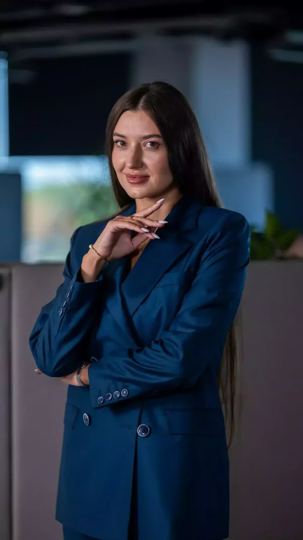 Піджак жіночий синій однотонний