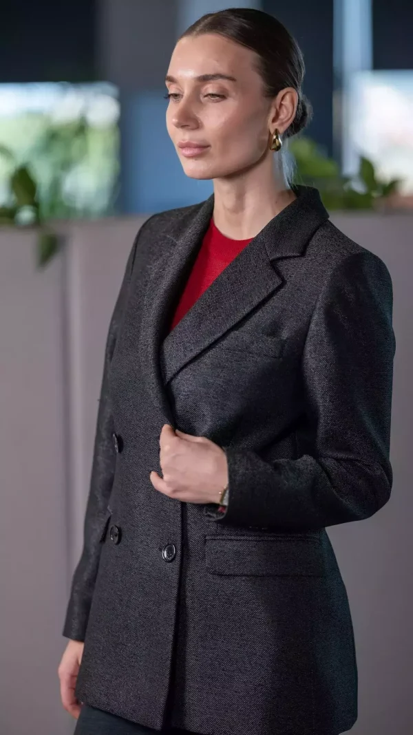 Піджак жіночий сірий