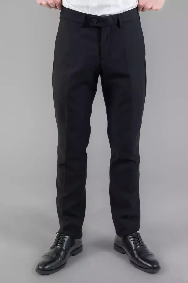 Штани чоловічі чорні однотонні