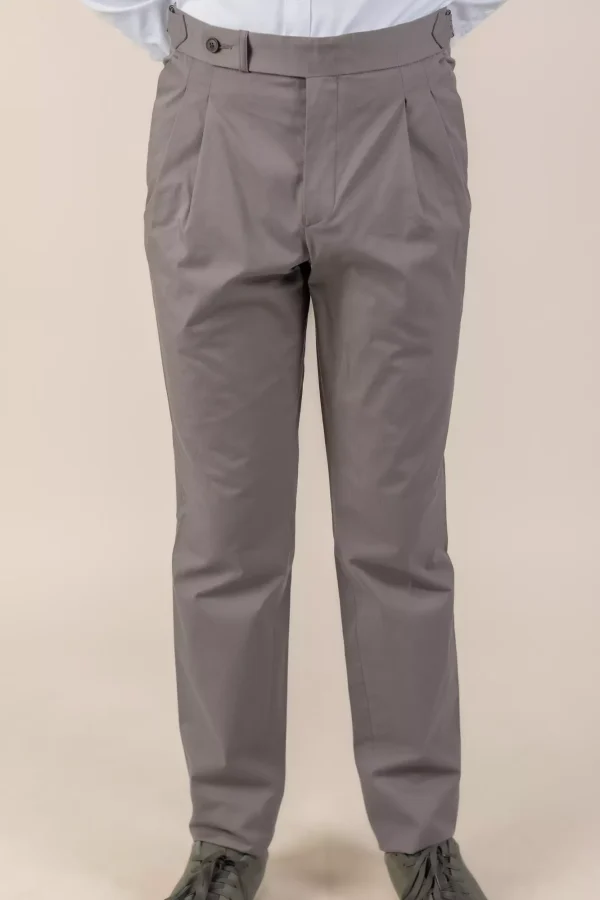 Штани чоловічі бежеві однотонні