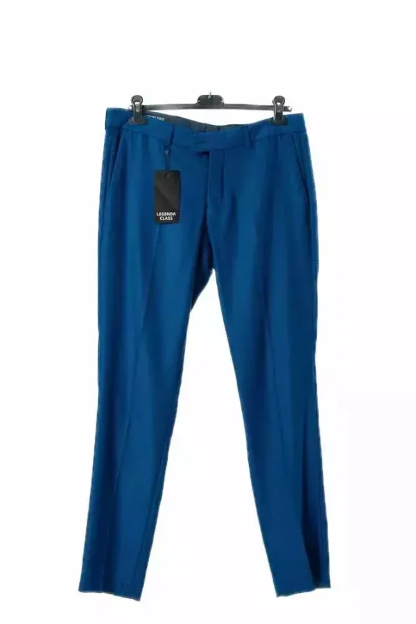 Штани чоловічі сині однотонні