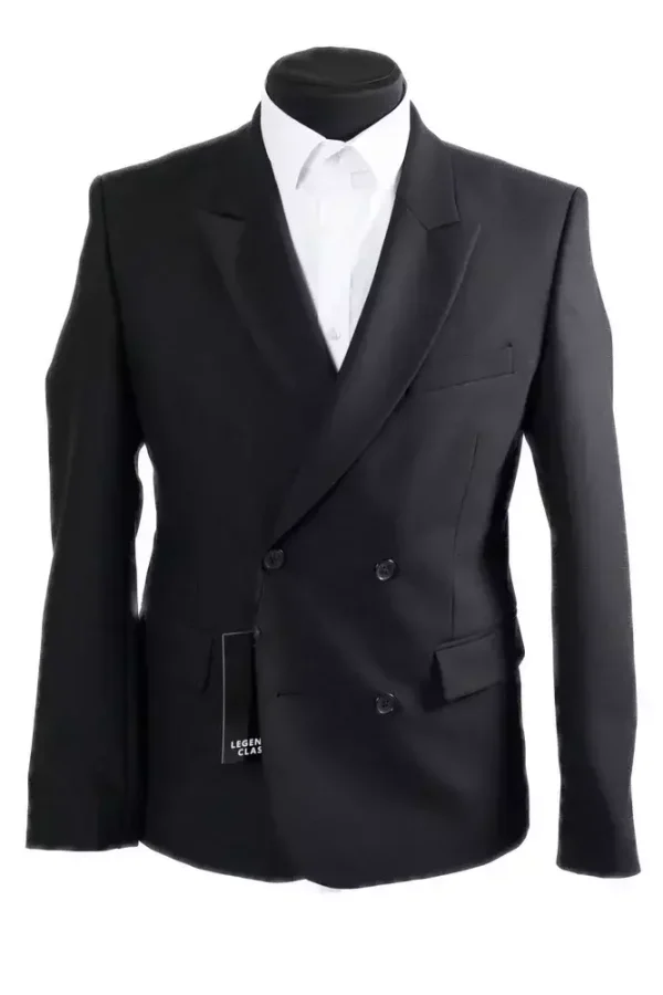 Піджак чоловічий чорний однотонний