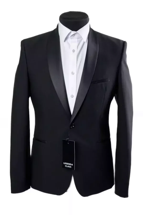 Піджак чоловічий чорний однотонний