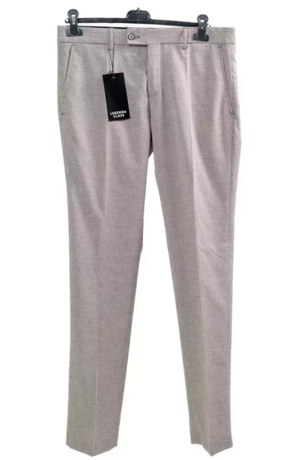 Штани чоловічі бежеві однотонні