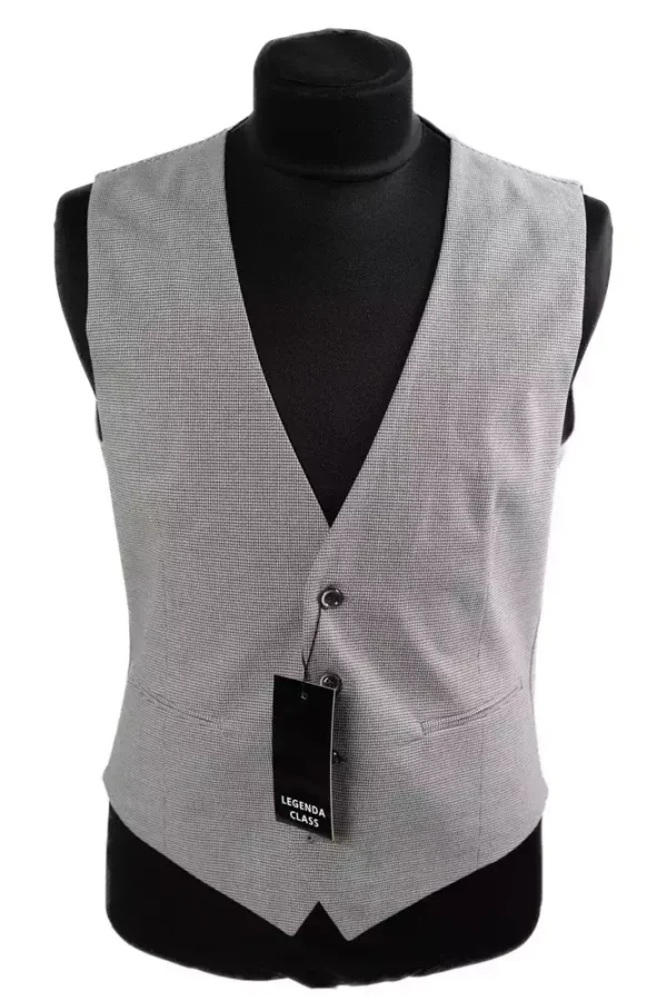 Жилетка чоловіча бежева однотонна