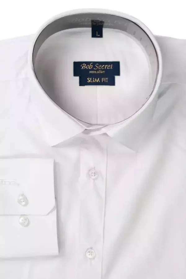 Сорочка чоловіча біла однотонна