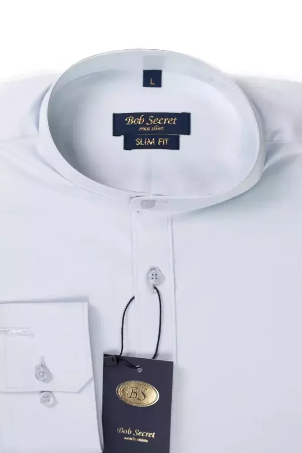 Сорочка чоловіча блакитна однотонна