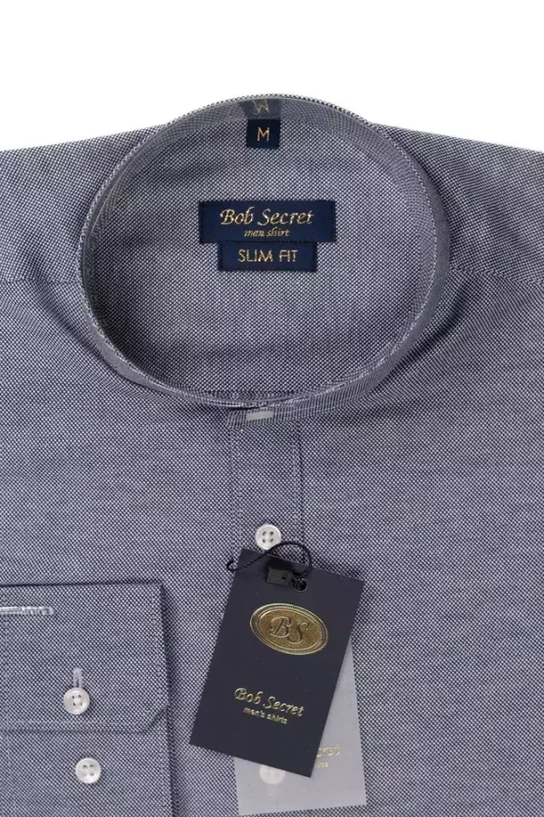 Сорочка чоловіча чорна в крапку