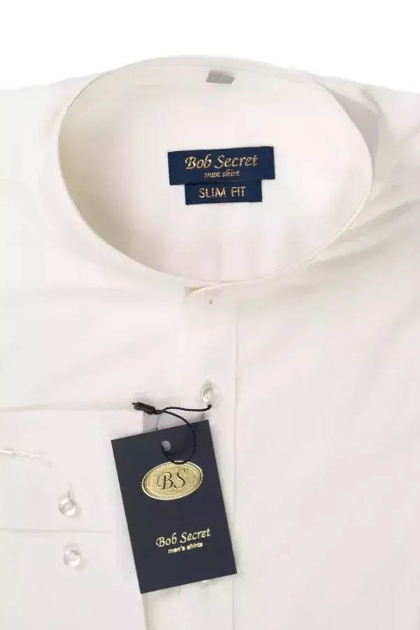 Сорочка чоловіча біла однотонна