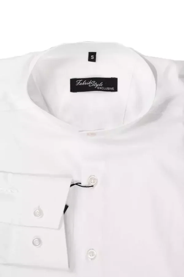 Сорочка чоловіча біла однотонна