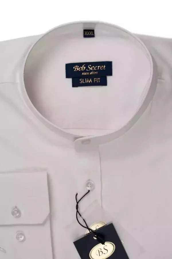 Сорочка чоловіча біла однотонна