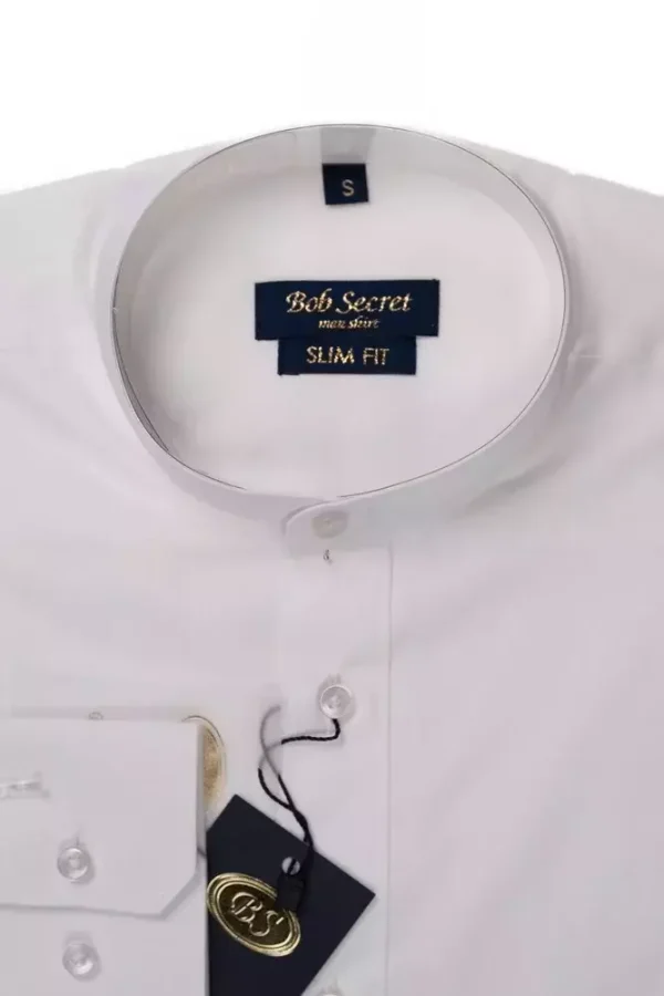 Сорочка чоловіча біла однотонна