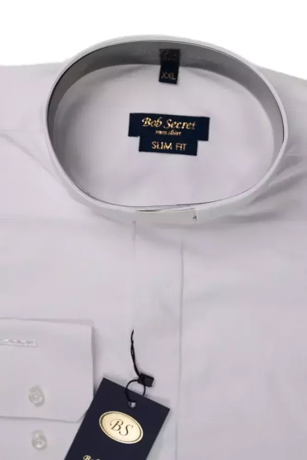 Сорочка чоловіча біла однотонна