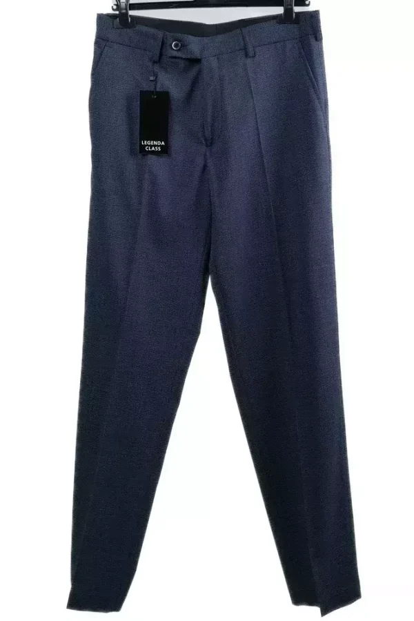 Штани чоловічі сині однотонні