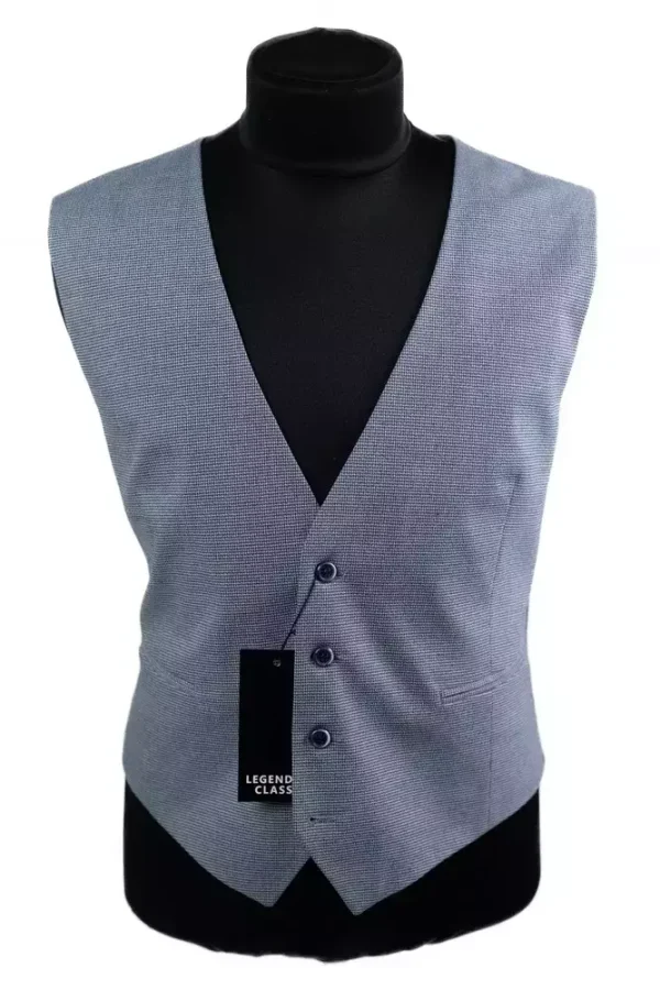 Жилетка чоловіча сіра однотонна