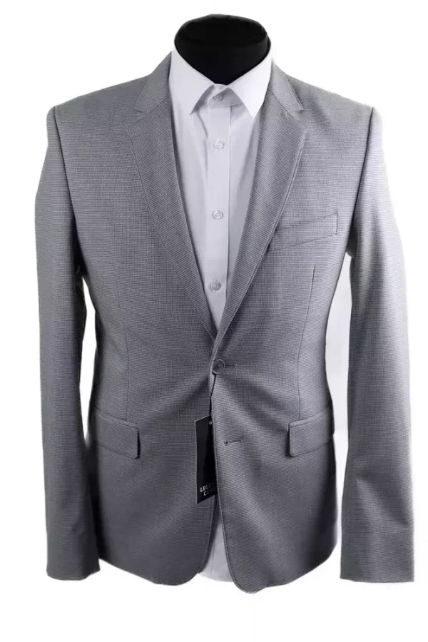Піджак чоловічий сірий однотонний
