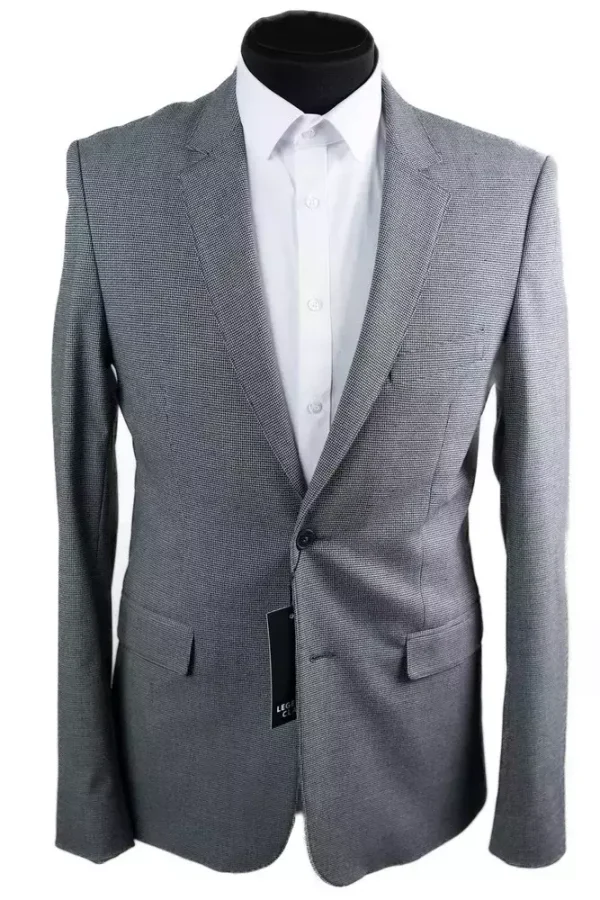 Піджак чоловічий сірий однотонний