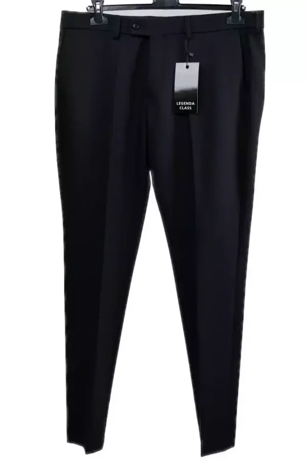 Штани чоловічі чорні однотонні