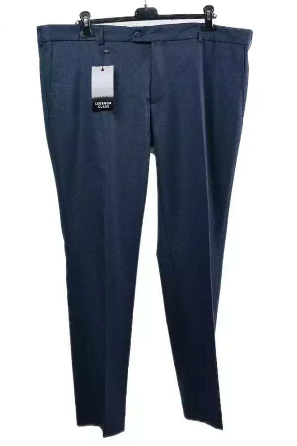 Штани чоловічі сині однотонні