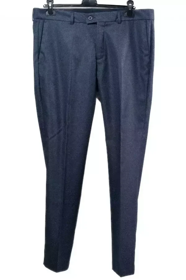 Штани чоловічі сині однотонні