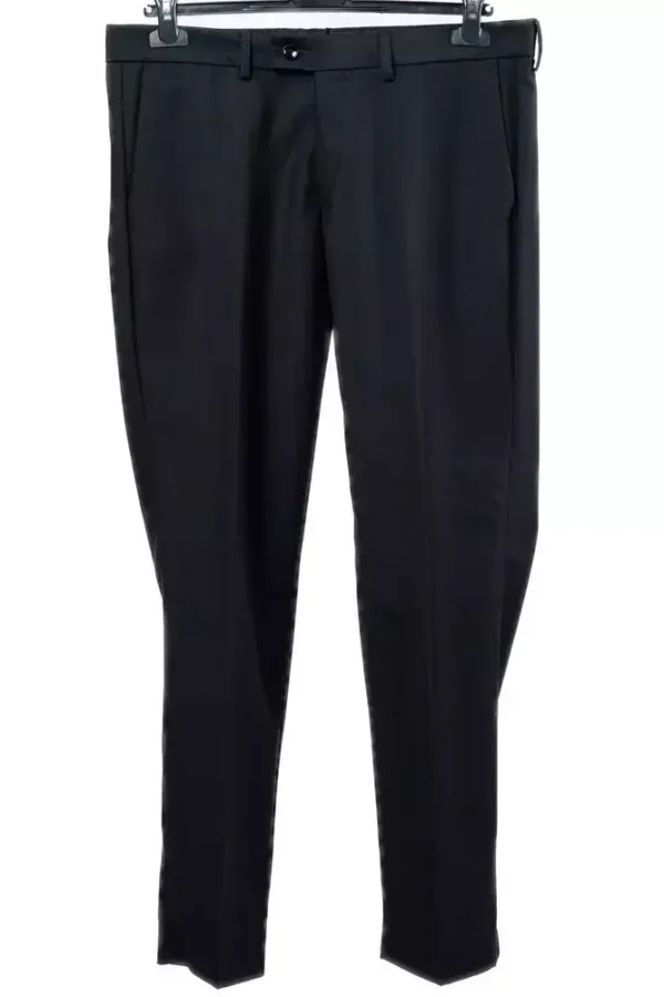 Штани чоловічі чорні однотонні