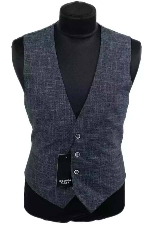 Жилетка чоловіча сіро-синій