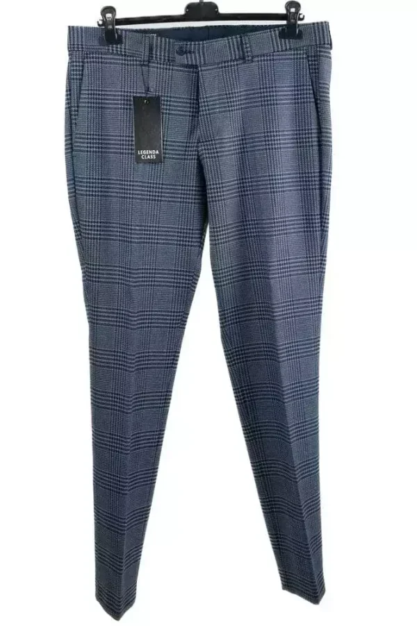 Штани чоловічі сірі в клітинку