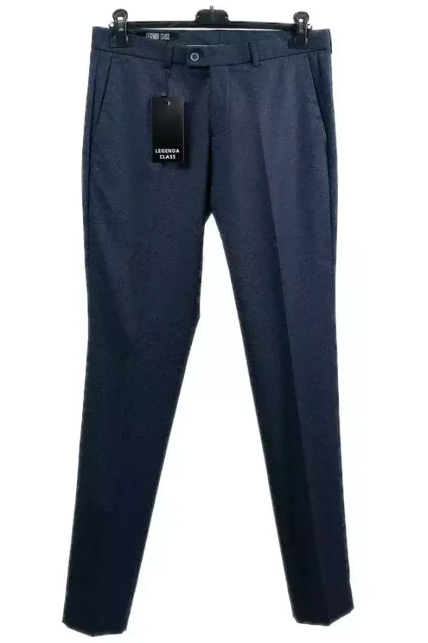 Штани чоловічі сині однотонні