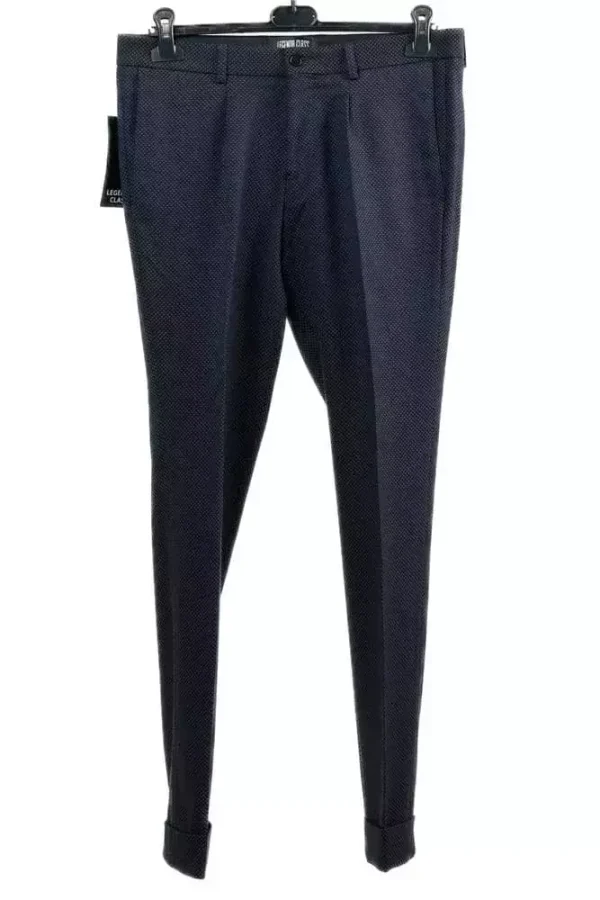 Штани чоловічі сині однотонні