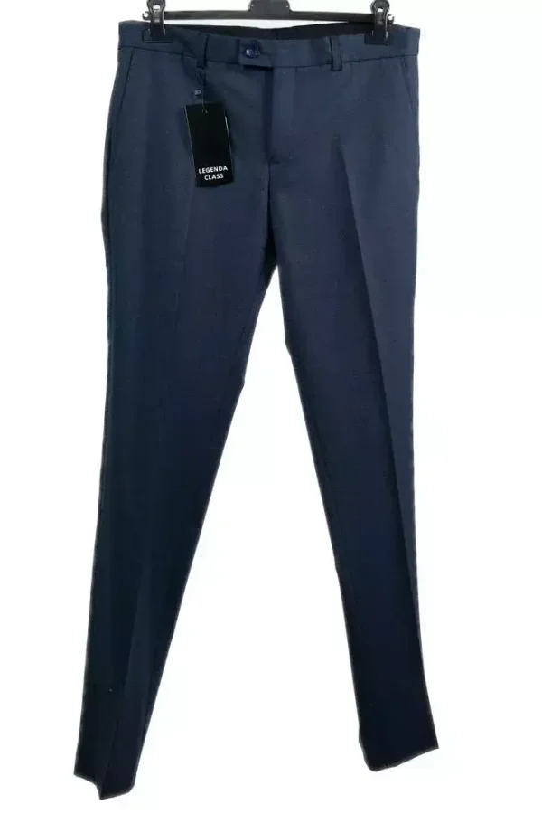 Штани чоловічі сині однотонні