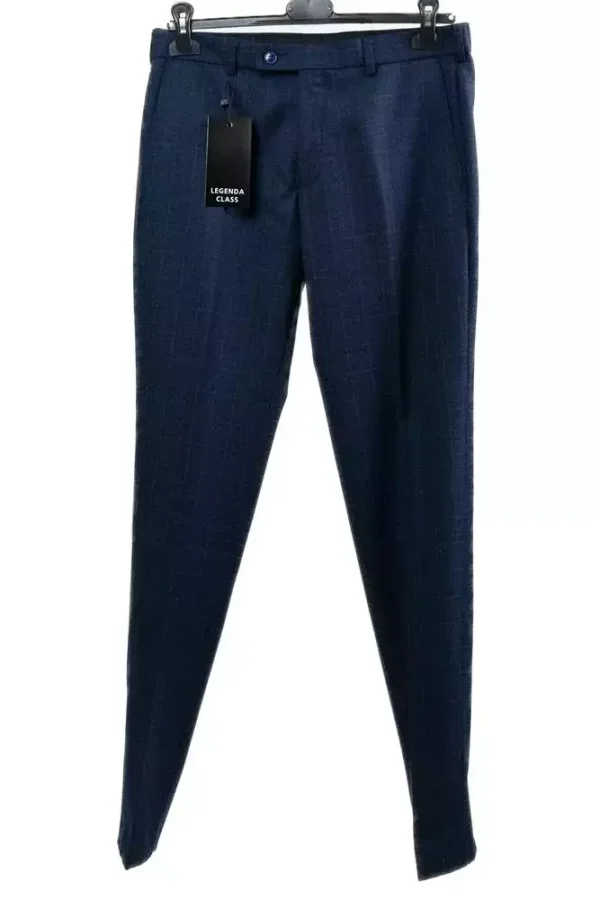 Штани чоловічі сині в клітинку