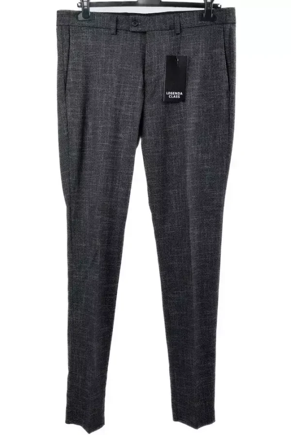 Штани чоловічі коричневі з візерунком кашка