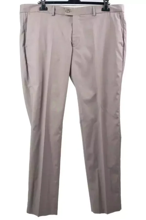 Штани чоловічі бежеві однотонні