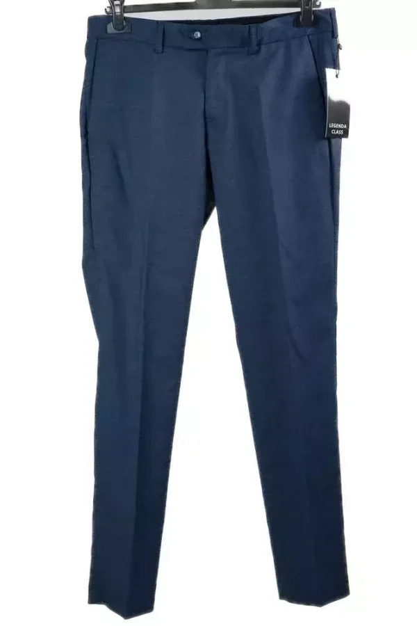 Штани чоловічі сині однотонні