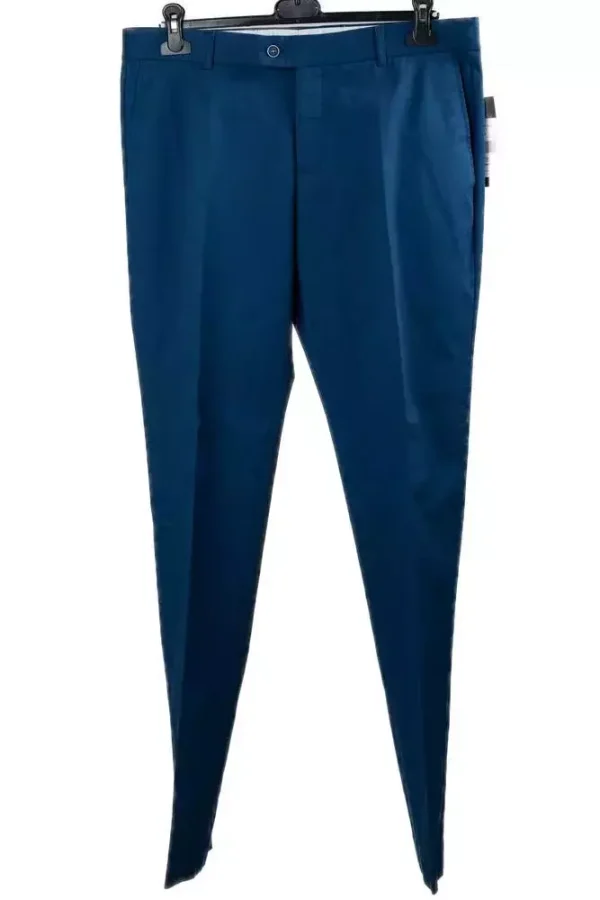 Штани чоловічі сині однотонні