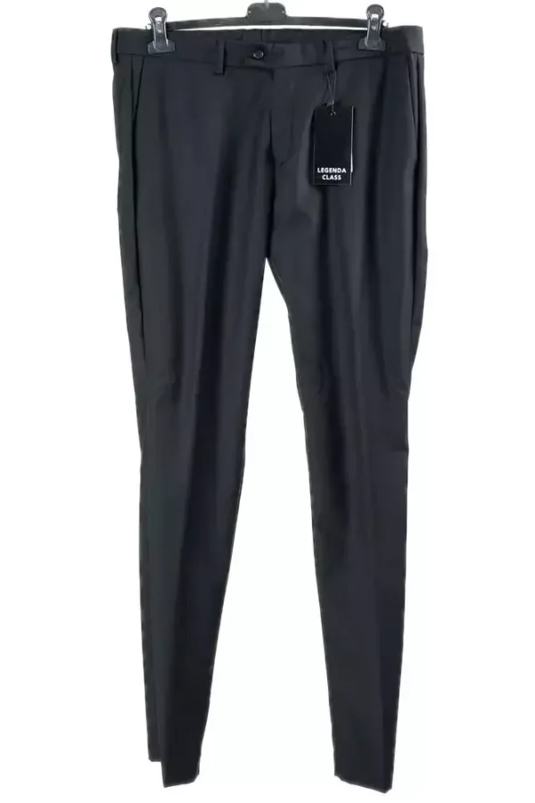 Штани чоловічі чорні однотонні