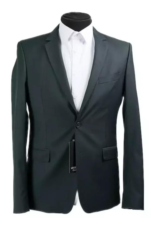 Піджак чоловічий зелений однотонний