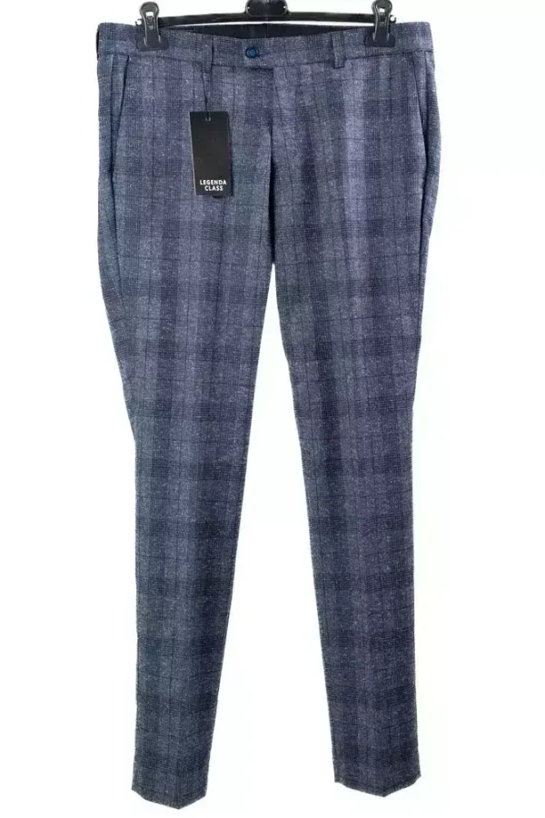 Штани чоловічі сірі в клітинку