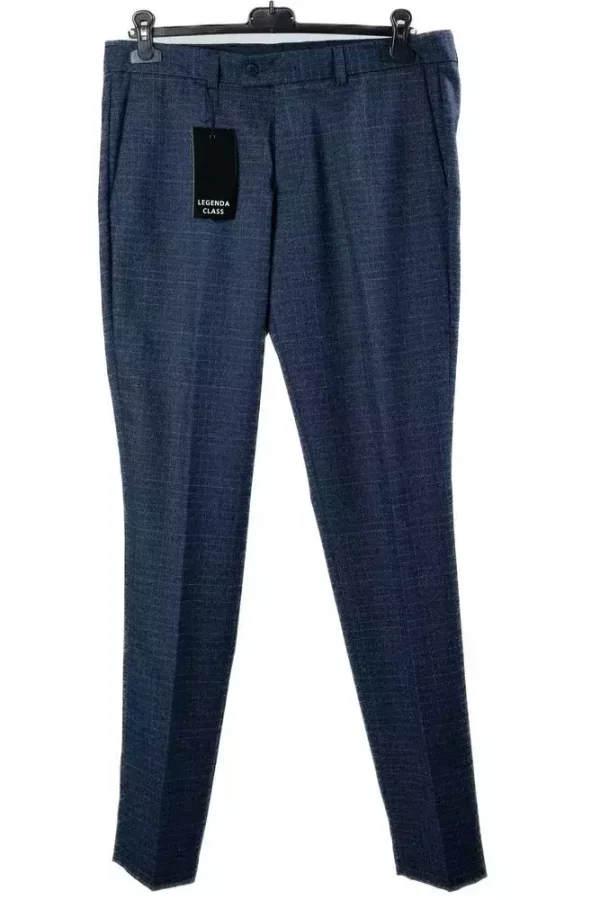 Штани чоловічі сині в клітинку