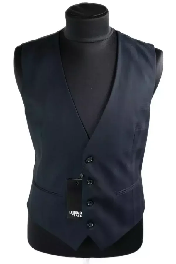 Жилетка чоловіча чорна в клітинку