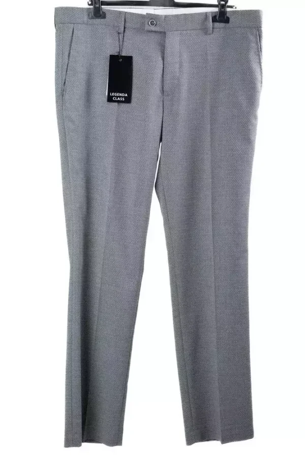 Штани чоловічі сірі з візерунком кашка