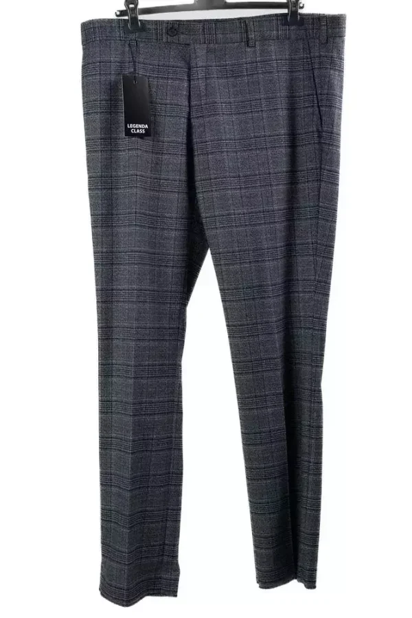 Штани чоловічі сірі в клітинку