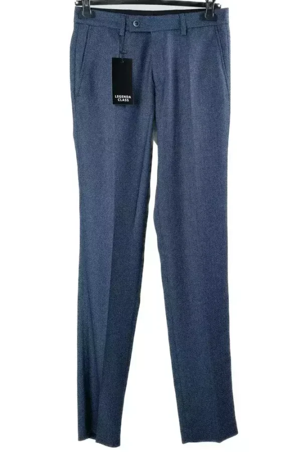 Штани чоловічі сині з візерунком кашка