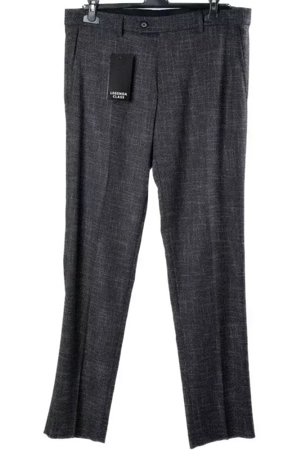 Штани чоловічі коричневі з візерунком кашка