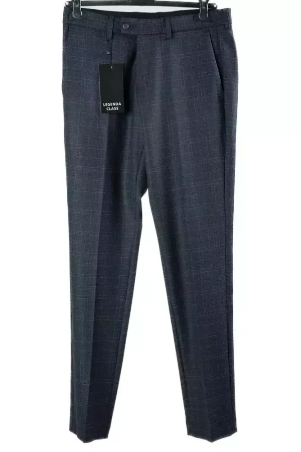 Штани чоловічі сині в клітинку