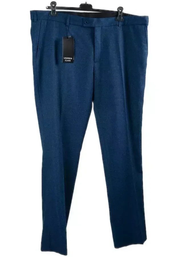 Штани чоловічі сині однотонні